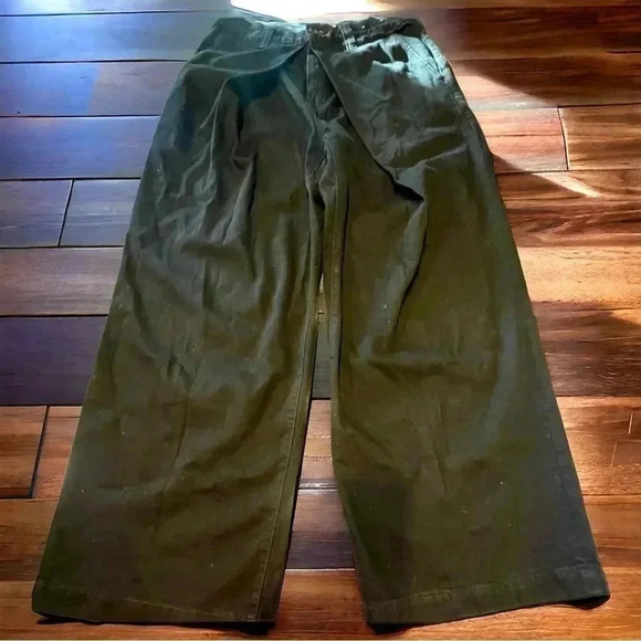 Madewell Pants - Madewell Extra Wide Leg Trouser Jeans Wilkes Wash Pleat Size 30